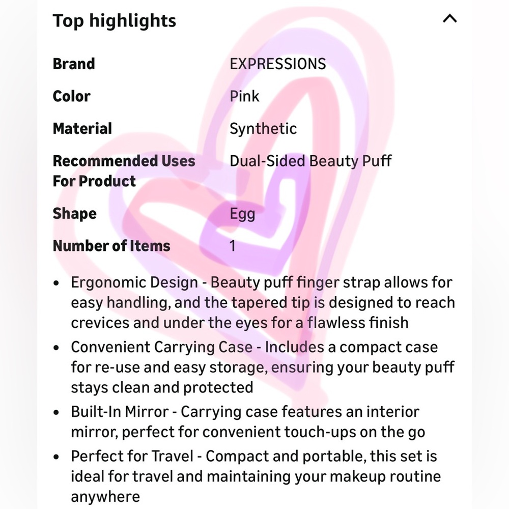 Pink Makeup Sponge Compact - Picture 2 of 10
